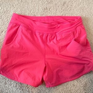 Lands' End Women's Bright Pink swim shorts